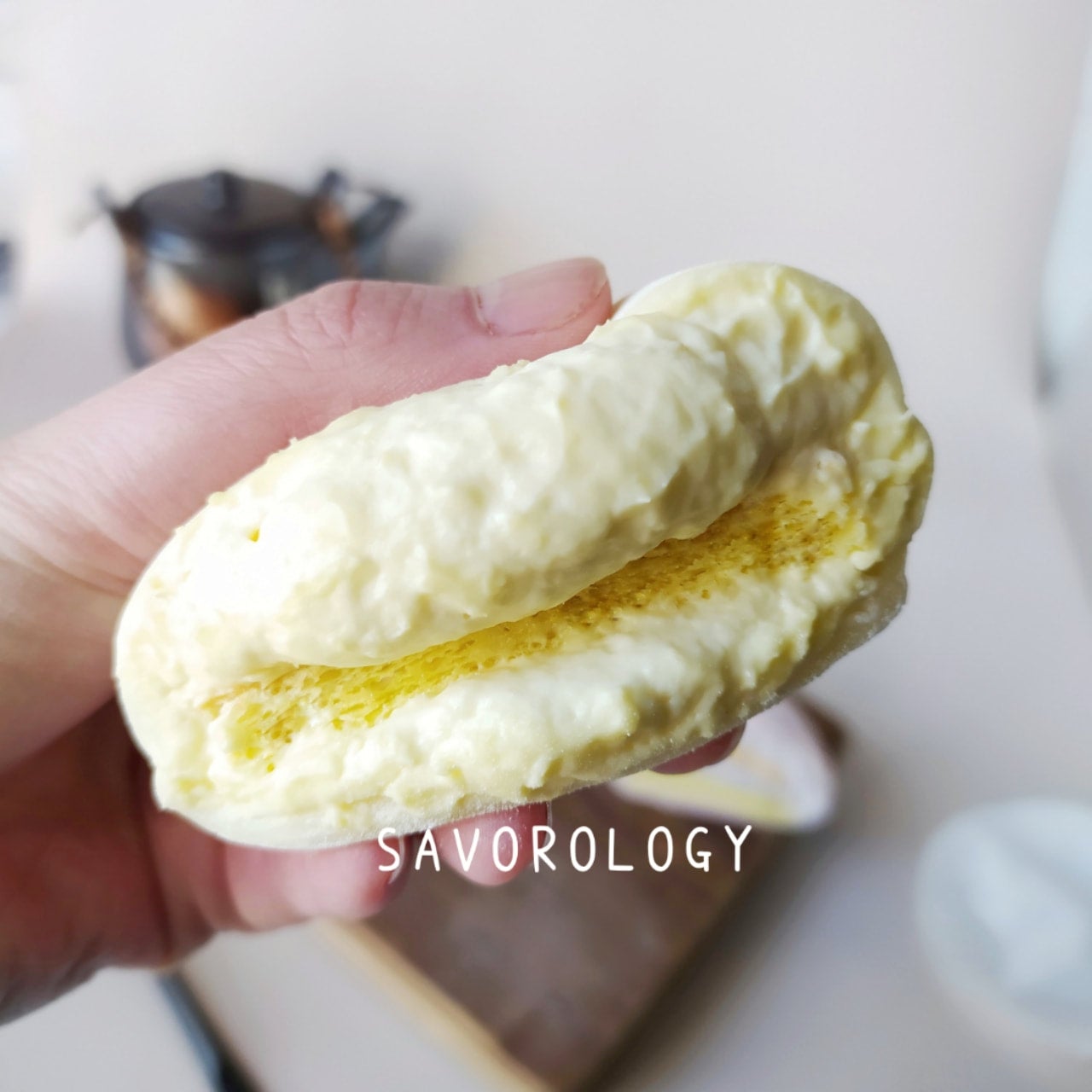 Durian Mochi Bubble爆浆榴莲雪媚娘 | Savorology Artisan Bakery